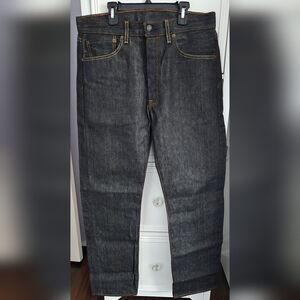 Levi's Men's Black 501 Shrink to Fit Straight Jeans Size 32 x 32